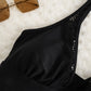 Robe de bain une pièce pour femme avec jupe froncée