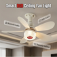 🌀 50% DE RÉDUCTION ⏰ Ventilateur de plafond 3-en-1 avec lumière & enceinte Bluetooth – Fraîcheur, lumière douce & musique – confort toute la journée pour salon ou chambre 🛋️