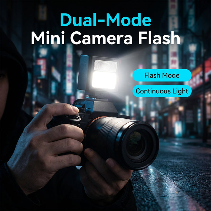 📸Flash rechargeable pour appareil photo, format de poche