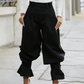 🎉Pantalon plissé lanterne à manchettes froncées pour femme