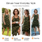 👗Offre limitée à -50 %✨Robe camouflage sans manches – ourlet asymétrique, style audacieux et unique 🍂