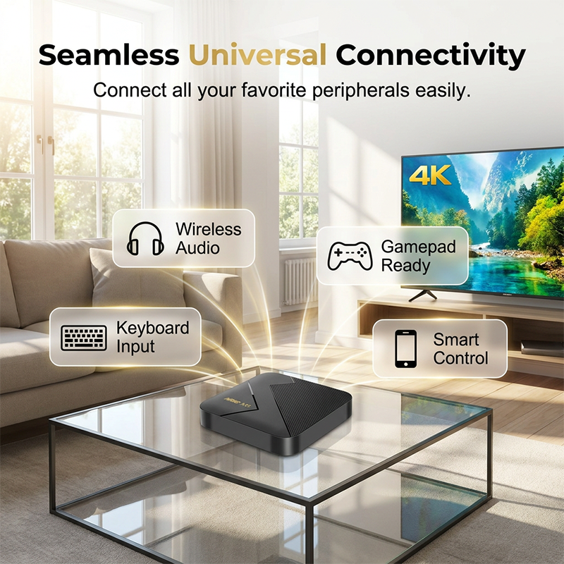 🎁 PROMO LIMITÉE -50% ! ⏳ Boîtier Android TV 4K HDR – Bluetooth, 1Go RAM/8Go, Jeux Fluides, Refroidissement Intelligent · Prise EU/US/UK · Télécommande & HDMI Inclus 🔥