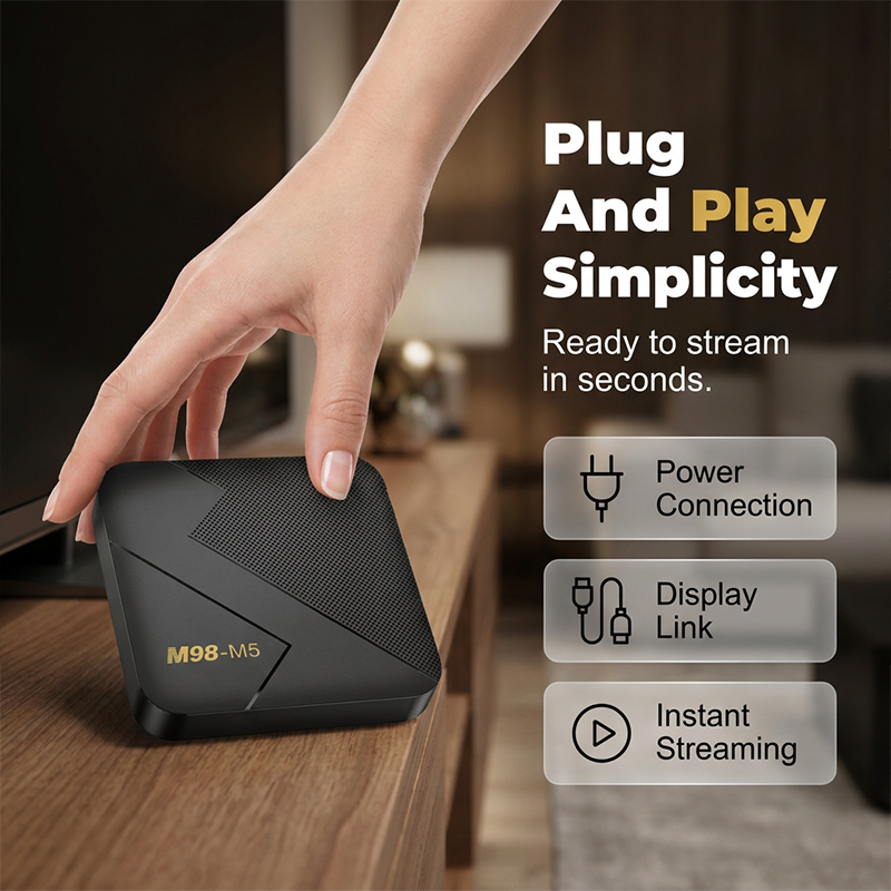 🎁 PROMO LIMITÉE -50% ! ⏳ Boîtier Android TV 4K HDR – Bluetooth, 1Go RAM/8Go, Jeux Fluides, Refroidissement Intelligent · Prise EU/US/UK · Télécommande & HDMI Inclus 🔥