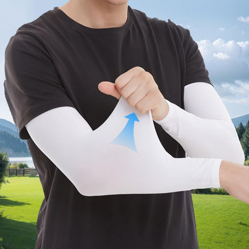 🧤 OFFRE LIMITÉE – 50% DE RÉDUCTION ! ☀️🌿 Manches de Compression Sportives Rafraîchissantes – Protection UV UPF 50+, Anti-Transpiration & Respirantes – Parfaites pour la Course, le Vélo, le Golf ou le Travail en Extérieur 🚴‍♂️🏃‍♀️✨