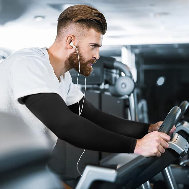 🧤 OFFRE LIMITÉE – 50% DE RÉDUCTION ! ☀️🌿 Manches de Compression Sportives Rafraîchissantes – Protection UV UPF 50+, Anti-Transpiration & Respirantes – Parfaites pour la Course, le Vélo, le Golf ou le Travail en Extérieur 🚴‍♂️🏃‍♀️✨