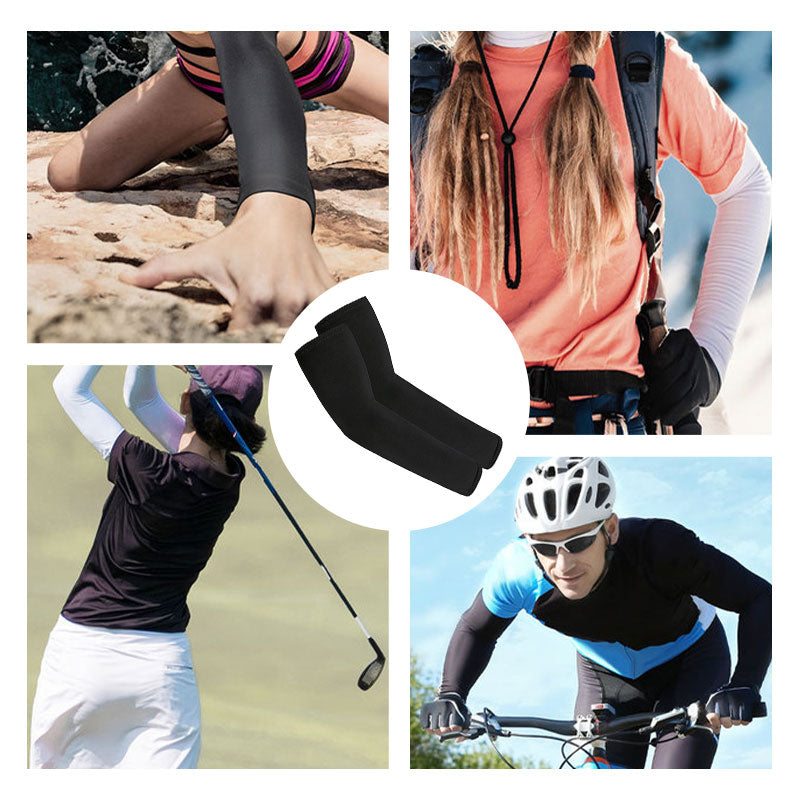 🧤 OFFRE LIMITÉE – 50% DE RÉDUCTION ! ☀️🌿 Manches de Compression Sportives Rafraîchissantes – Protection UV UPF 50+, Anti-Transpiration & Respirantes – Parfaites pour la Course, le Vélo, le Golf ou le Travail en Extérieur 🚴‍♂️🏃‍♀️✨