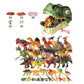 🦕🦖 PROMO FLASH 50% ! Kit Éducatif Dinosaures 46/52/64 Pièces – Fossiles, Outils, Boîte T-Rex, Parfait pour Jeu Créatif & Découverte des Petits Paléontologues 🌿
