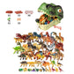 🦕🦖 PROMO FLASH 50% ! Kit Éducatif Dinosaures 46/52/64 Pièces – Fossiles, Outils, Boîte T-Rex, Parfait pour Jeu Créatif & Découverte des Petits Paléontologues 🌿