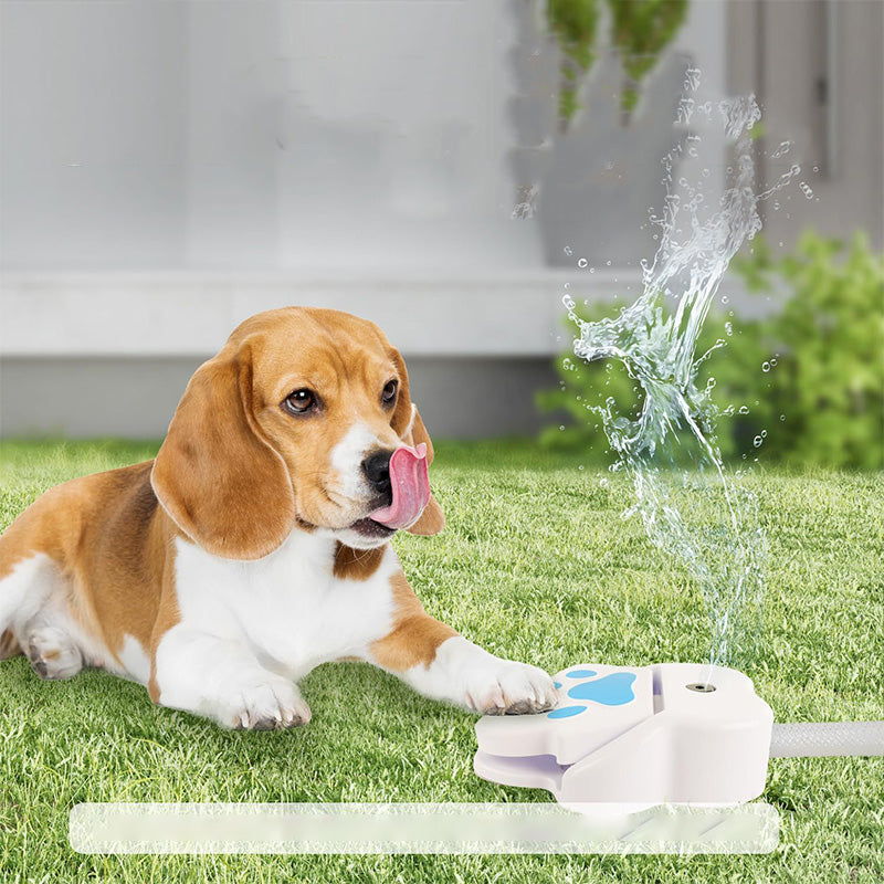 🐾💧⛲ Fontaine à eau pour chiens actionnée par la patte 🐶✨