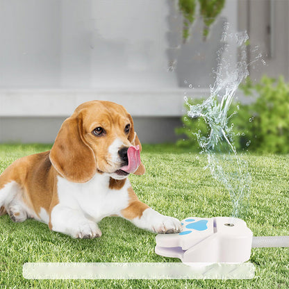 🐾💧⛲ Fontaine à eau pour chiens actionnée par la patte 🐶✨