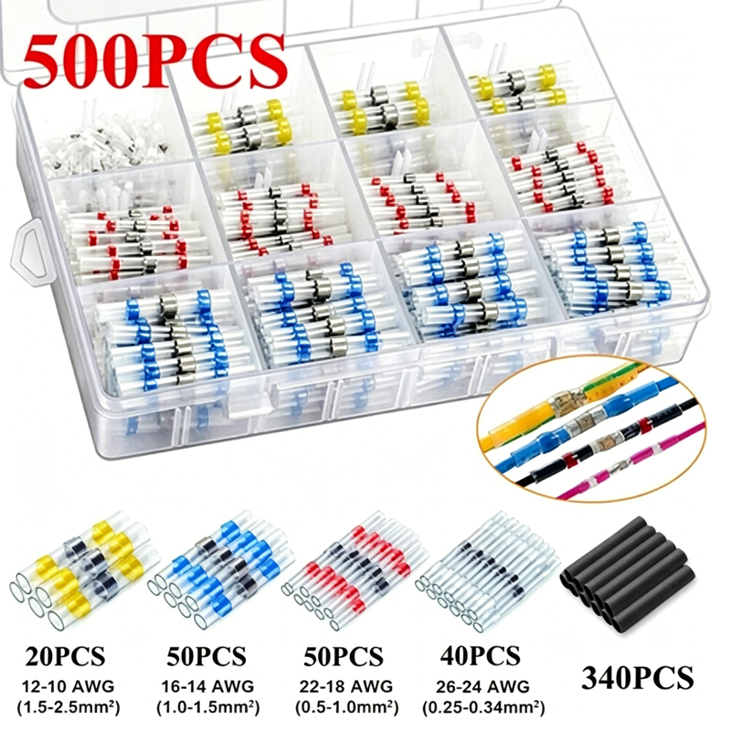 Kit de connecteurs de fils étanches à souder