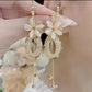🌸PROMO LIMITÉE 50% DE RÉDUCTION✨Boucles d'Oreilles Fleurs & Pompons – Iridescentes, Scintillantes, Dynamiques✨