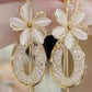 🌸PROMO LIMITÉE 50% DE RÉDUCTION✨Boucles d'Oreilles Fleurs & Pompons – Iridescentes, Scintillantes, Dynamiques✨