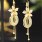 🌸PROMO LIMITÉE 50% DE RÉDUCTION✨Boucles d'Oreilles Fleurs & Pompons – Iridescentes, Scintillantes, Dynamiques✨