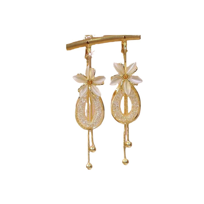 🌸PROMO LIMITÉE 50% DE RÉDUCTION✨Boucles d'Oreilles Fleurs & Pompons – Iridescentes, Scintillantes, Dynamiques✨