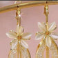 🌸PROMO LIMITÉE 50% DE RÉDUCTION✨Boucles d'Oreilles Fleurs & Pompons – Iridescentes, Scintillantes, Dynamiques✨