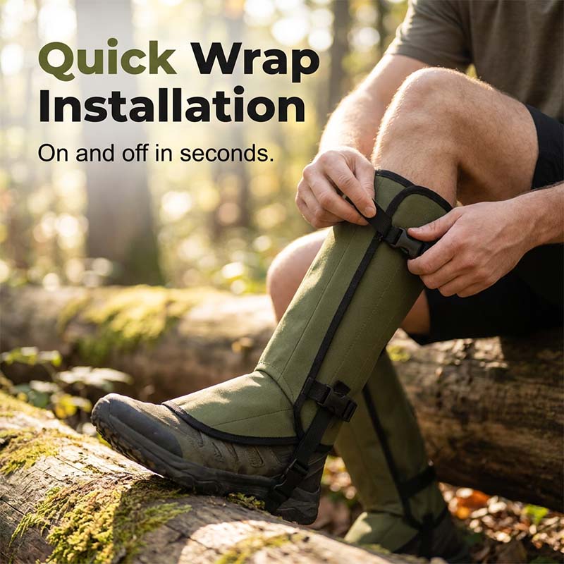 🥾🏕️ -50% | Guêtres Imperméables Outdoor – Protection pour Randonnée, Trekking, Jardinage, Travaux Extérieurs & Camping