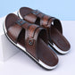 👞PROMO FLASH 50%🏖️Sandales Slip-On Homme Simili Cuir – 2 Textures, Semelle Anti-Dérapante, 3 Couleurs, Pointures 39-48, Respirantes, Rembourrées✨