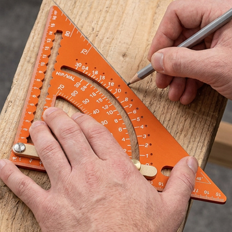 📐PROMO FLASH 50%🔧Équerre de Menuiserie de Précision – Alliage Aluminium, Réglable, Anti-Rouille, 2 Tailles, Parfait Bricolage & Pro✨