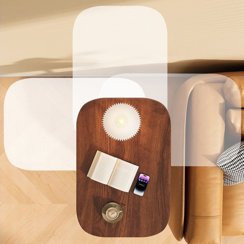 Table d'appoint réglable en forme de C