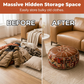 🛋️Pouf Ottoman de Rangement Multifonctionnel📦