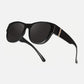 🏖️PROMO -50%🔥Lunettes Soleil Polarisées Sur-Lunettes Femme – 9 Couches Anti-Reflets Eau Route Neige UV400, Grande Monture Glamour Hollywood, Matériaux Haute Qualité Charnières Renforcées · 4 Styles✨