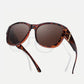 🏖️PROMO -50%🔥Lunettes Soleil Polarisées Sur-Lunettes Femme – 9 Couches Anti-Reflets Eau Route Neige UV400, Grande Monture Glamour Hollywood, Matériaux Haute Qualité Charnières Renforcées · 4 Styles✨