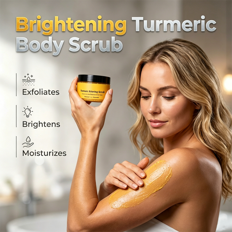 💥Gommage corporel exfoliant au curcum