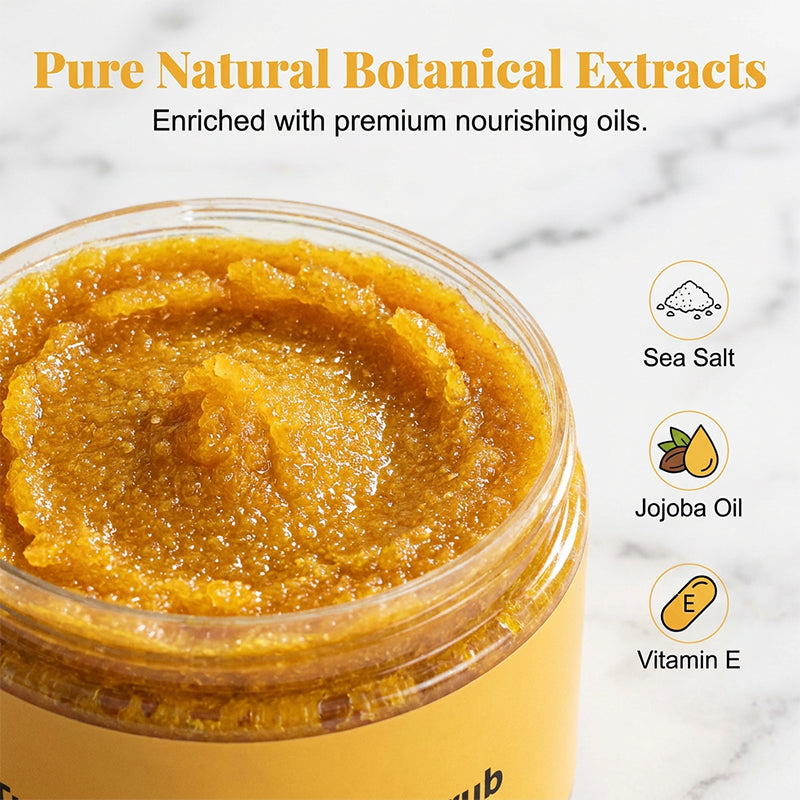 💥Gommage corporel exfoliant au curcum