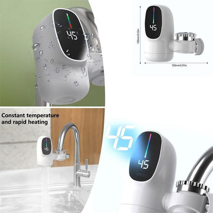 🚰PROMO FLASH 50%✨Chauffe-Eau Instantané d'Évier – 3400W, Affichage Numérique, Installation Facile, Économie d'Énergie, Parfait pour Cuisine/Salle de Bain✨