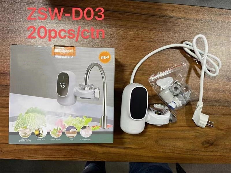 🚰PROMO FLASH 50%✨Chauffe-Eau Instantané d'Évier – 3400W, Affichage Numérique, Installation Facile, Économie d'Énergie, Parfait pour Cuisine/Salle de Bain✨