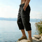 👖Pantalon capri cargo en lin mélangé pour homme🌬️Léger, respirant et conçu pour le confort