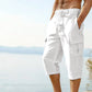 👖Pantalon capri cargo en lin mélangé pour homme🌬️Léger, respirant et conçu pour le confort