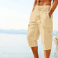 👖Pantalon capri cargo en lin mélangé pour homme🌬️Léger, respirant et conçu pour le confort