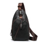 🪶PROMO FLASH 50%💼Sac Poitrine Homme Cuir PU – Léger, Bandoulière Réglable, 3 Compartiments, 3 Couleurs, Idéal Trajets & Voyages 📱