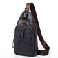 🪶PROMO FLASH 50%💼Sac Poitrine Homme Cuir PU – Léger, Bandoulière Réglable, 3 Compartiments, 3 Couleurs, Idéal Trajets & Voyages 📱