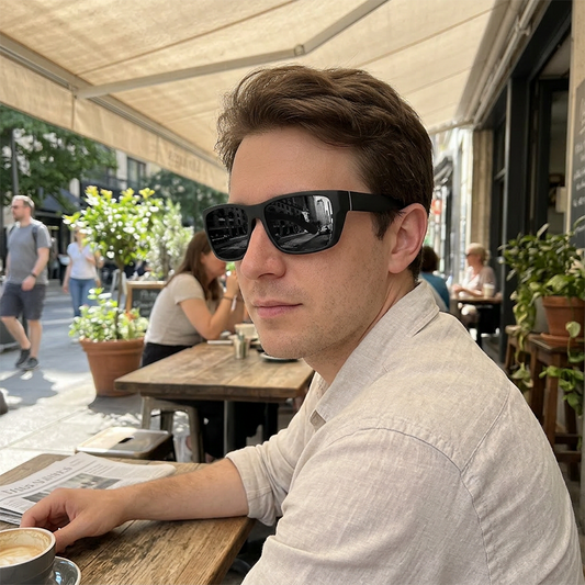 📢 Mi-saison : −50 % – ne ratez pas cette offre ! ⏰🕶️ Lunettes de soleil polarisées pour femme et homme – design carré, miroir coloré – idéales pour le vélo, la course et les activités en extérieur ☀️