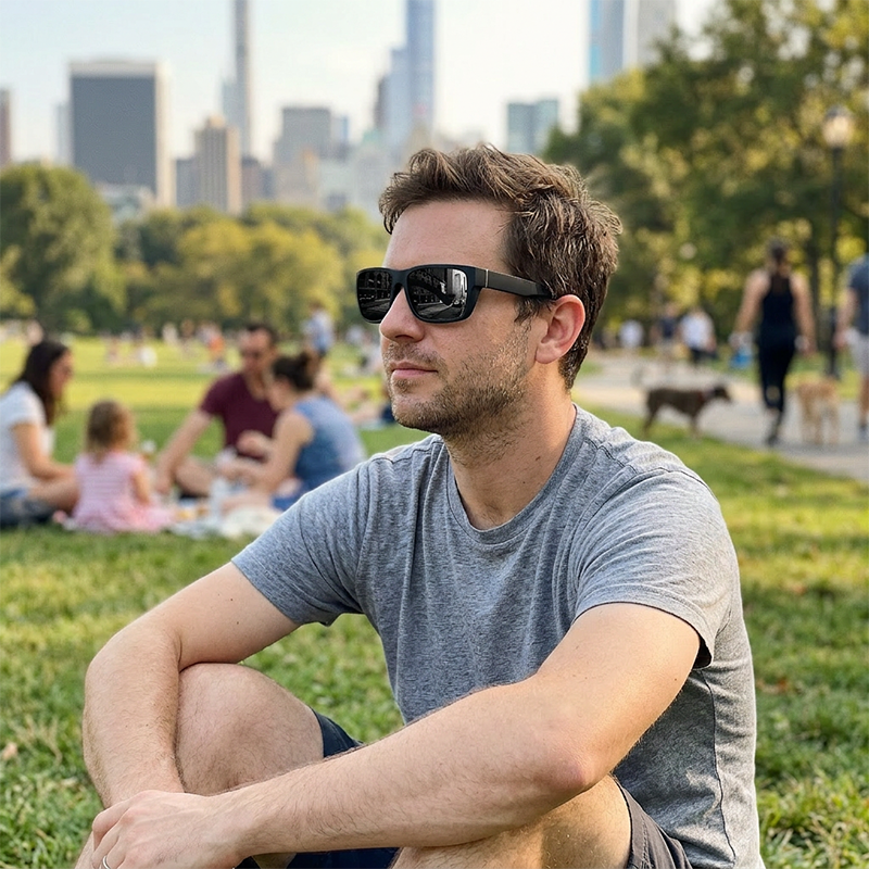 📢 Mi-saison : −50 % – ne ratez pas cette offre ! ⏰🕶️ Lunettes de soleil polarisées pour femme et homme – design carré, miroir coloré – idéales pour le vélo, la course et les activités en extérieur ☀️