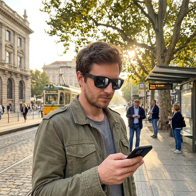 📢 Mi-saison : −50 % – ne ratez pas cette offre ! ⏰🕶️ Lunettes de soleil polarisées pour femme et homme – design carré, miroir coloré – idéales pour le vélo, la course et les activités en extérieur ☀️