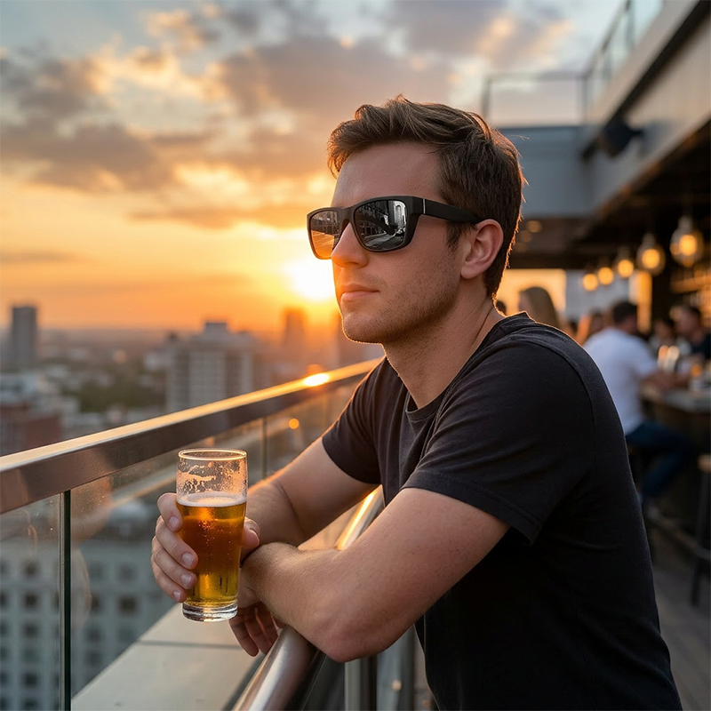📢 Mi-saison : −50 % – ne ratez pas cette offre ! ⏰🕶️ Lunettes de soleil polarisées pour femme et homme – design carré, miroir coloré – idéales pour le vélo, la course et les activités en extérieur ☀️