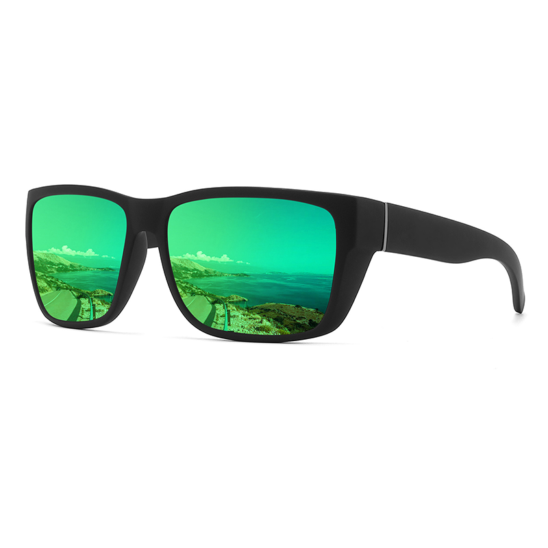 📢 Mi-saison : −50 % – ne ratez pas cette offre ! ⏰🕶️ Lunettes de soleil polarisées pour femme et homme – design carré, miroir coloré – idéales pour le vélo, la course et les activités en extérieur ☀️