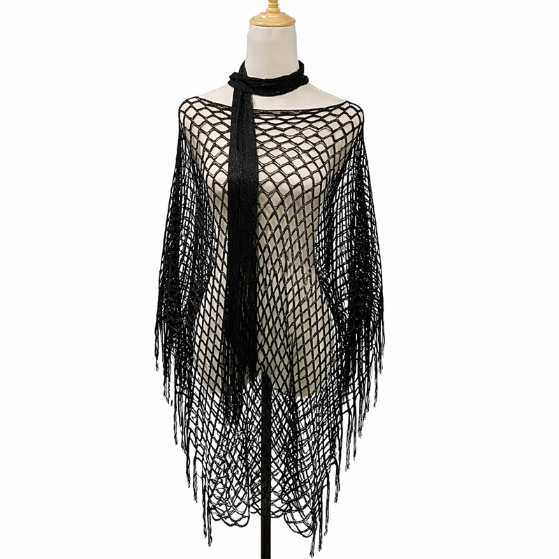 🏆 Paréo d'été en crochet métallique – Léger, aéré et naturellement élégant pour l'été.💐