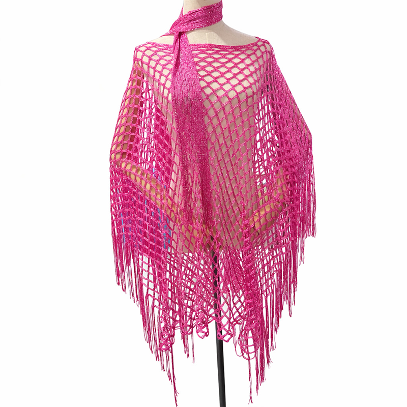 🏆 Paréo d'été en crochet métallique – Léger, aéré et naturellement élégant pour l'été.💐