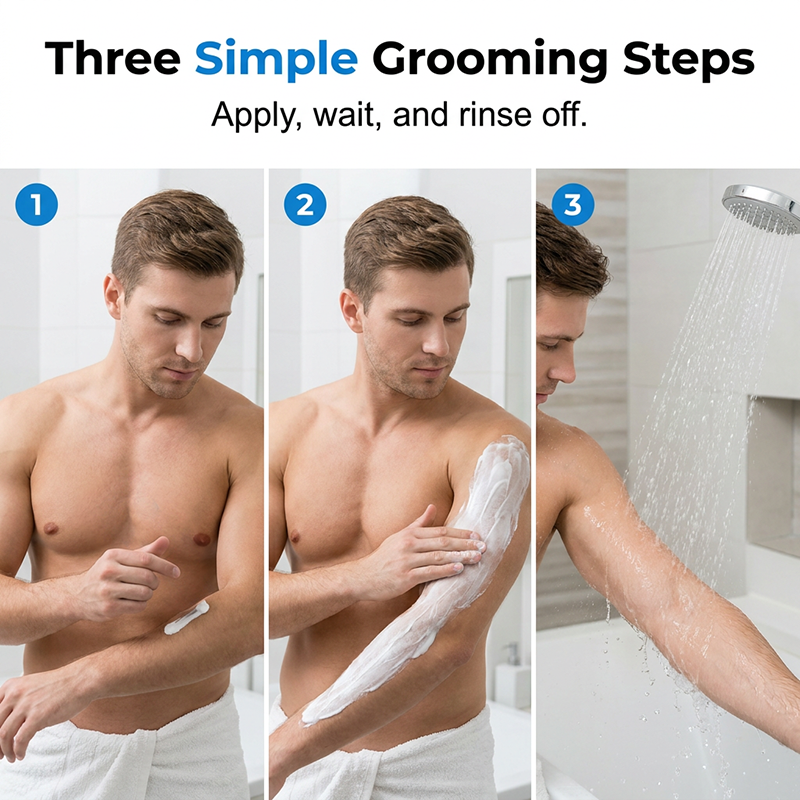 ⏰Crème dépilatoire douce pour hommes