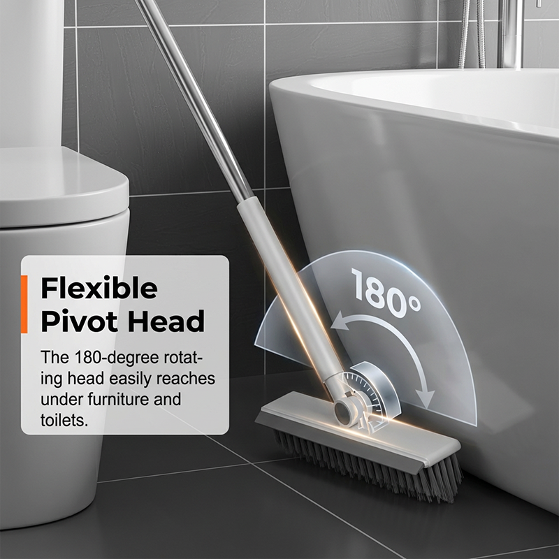 🎉Prix surprise🧹 Brosse 2-en-1 pour joints et coins avec raclette