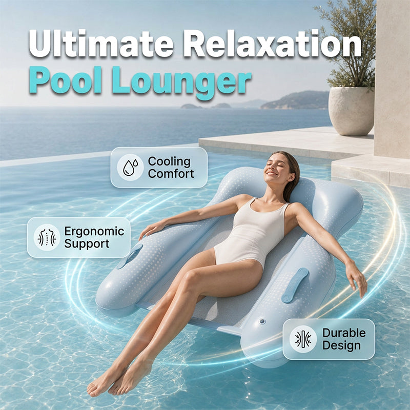 Matelas flottant de piscine en PVC doux pour la peau