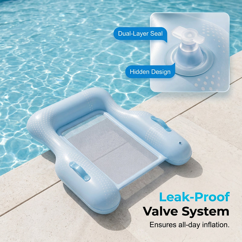 Matelas flottant de piscine en PVC doux pour la peau