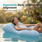 Matelas flottant de piscine en PVC doux pour la peau