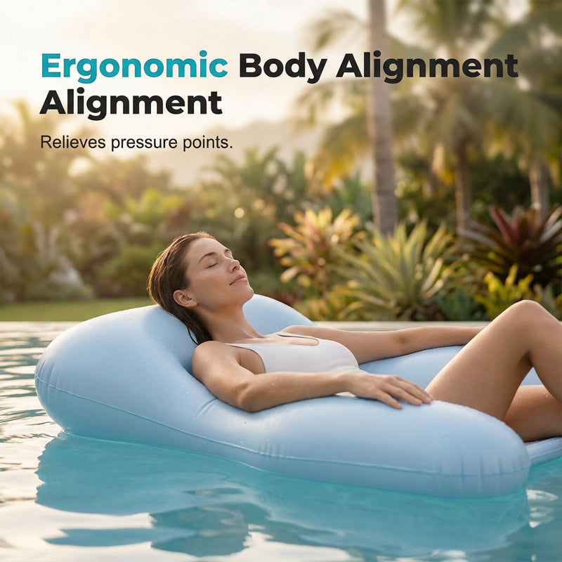 Matelas flottant de piscine en PVC doux pour la peau