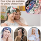 Turban foulard pré-noué à fleurs pour femme